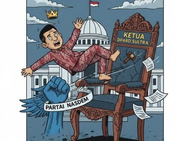Ilustrasi pergantian Ketua DPRD Sultra (Sumber: Istimewa)