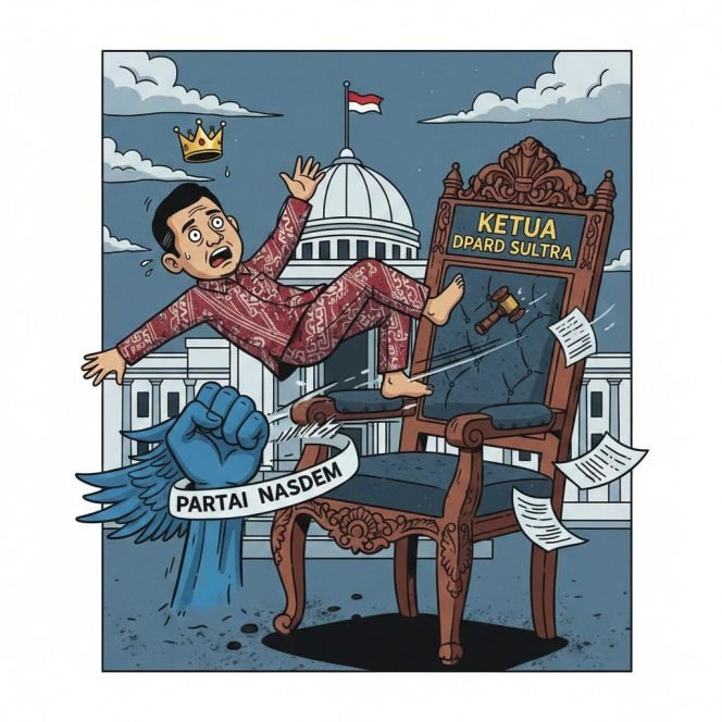 
Ilustrasi pergantian Ketua DPRD Sultra (Sumber: Istimewa)