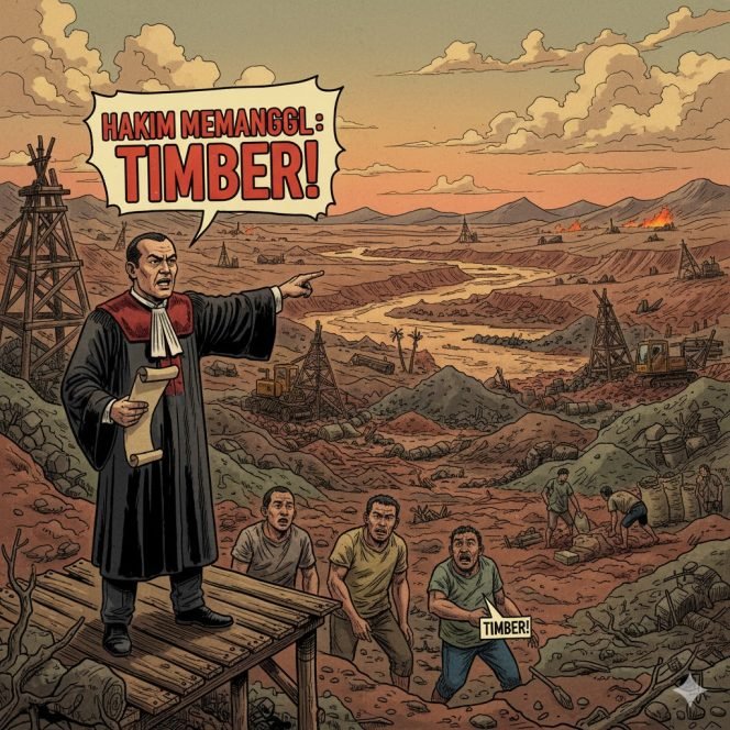 
Ilustrasi Hakim memanggil mantan Calon Wakil Bupati Kolut Timber dalam perkara dugaan korupsi tambang