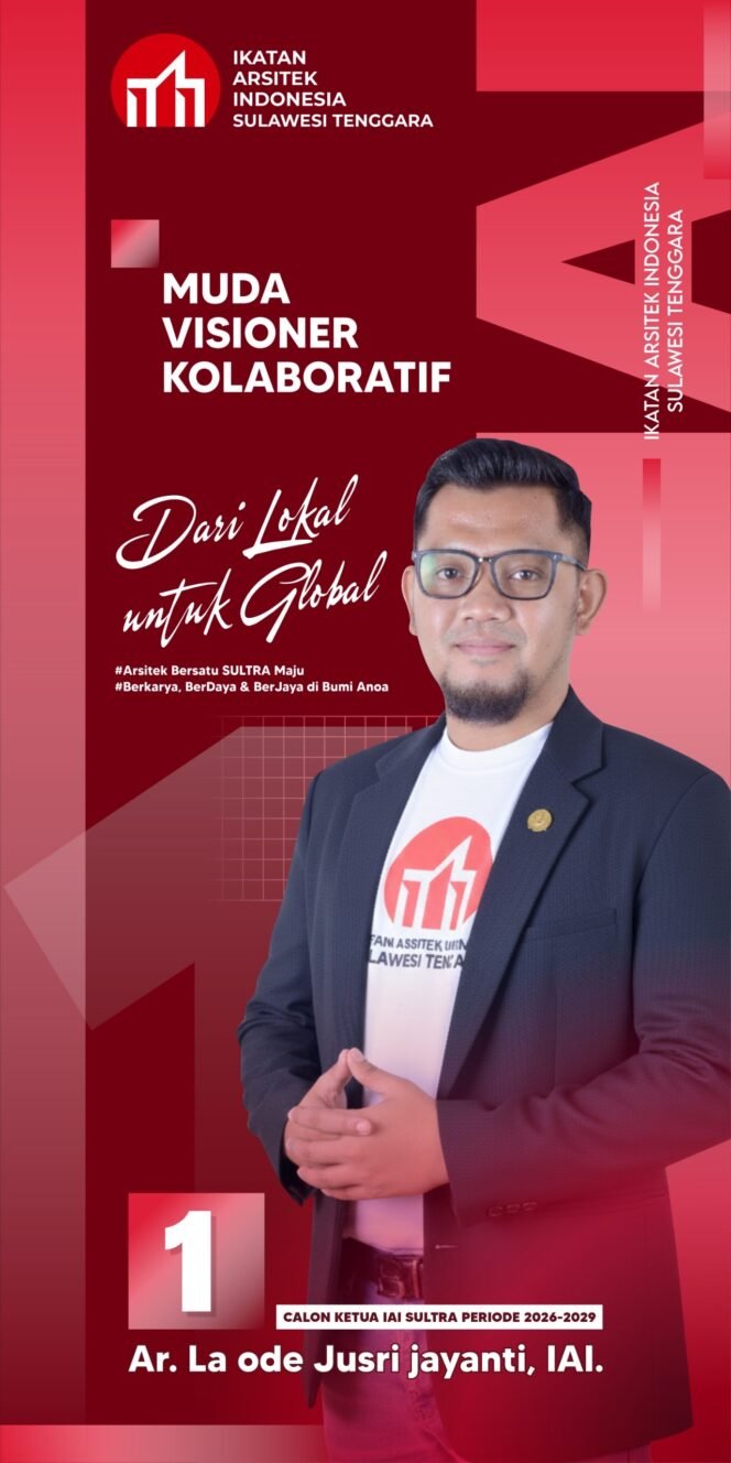 
Komitmen Perkuat Profesi Arsitek La Ode Jusri Siap Nahkodai IAI Sultra