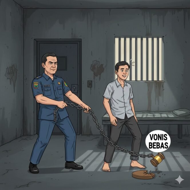 
Rutan Kendari Ambil Alih Kewenangan Tuhan Soal Vonis Bebas Deny Zainal