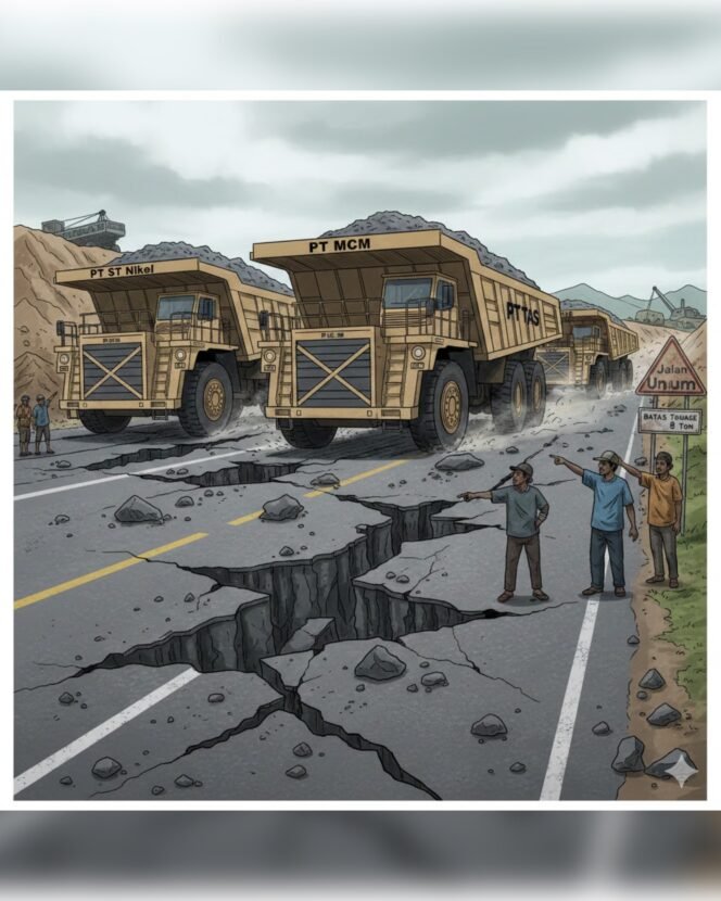 
Selain Rusak Jalan, PT ST Nikel, PT MCM dan PT TAS Diduga Lakukan Pengemplangan Pajak