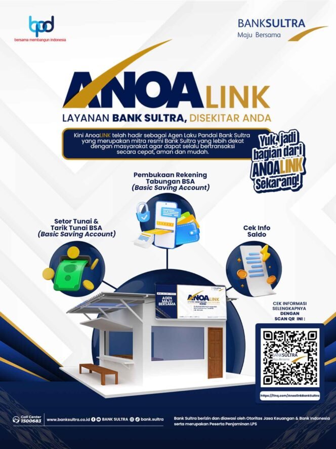 
ANOALink, Terobosan Baru Bank Sultra Jangkau Masyarakat Hingga ke Pelosok