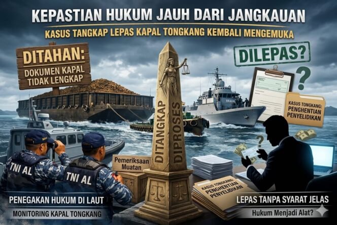 
Kongkalikong Atau Kinerja Tak Becus, HIPPLAK Soroti Tangkap Lepas Tongkang Nikel