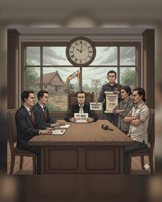 
Mediasi Buntu, Eksekusi Lahan PT OSS Harus Segera Dilaksanakan