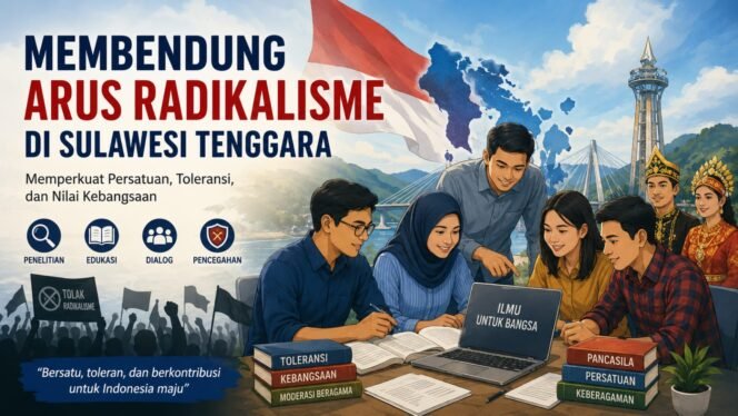 
Akademisi UHO Terbitkan Buku Radikalisme, Dorong Pencegahan Berbasis Ilmiah di Sultra
