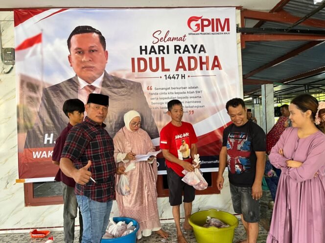 
Implementasikan Istruksi Prabowo, GPIM Salurkan Sapi Qurban di Konawe