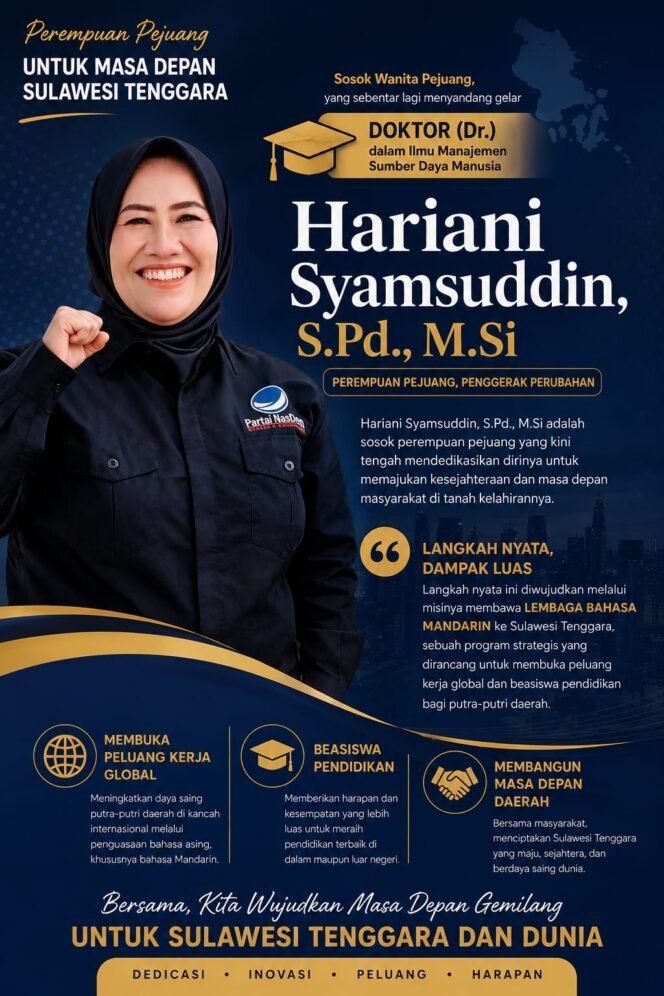 
Kolaborasi Lintas Sektor Bangun SDM Kolaka, Hariani Syamsuddin Gandeng BRCC Indonesia Hadirkan Pusat Bahasa Mandarin