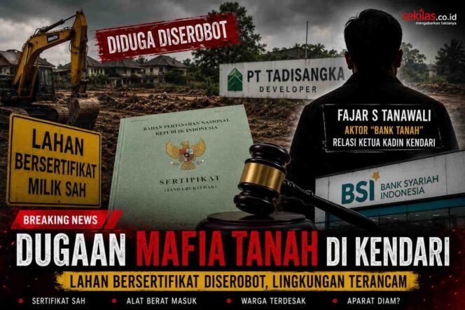 
Dugaan Praktik Mafia Tanah, Lahan Bersertifikat Diserobot, Nama Elite Bisnis Disorot